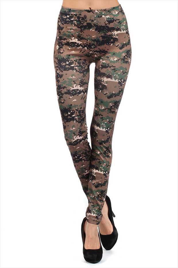 Women's Hunting Leggings Camouflage Leggings Outfit, Camo Printed Leggings,  Military Leggings, Womens Combat Leggings, Camo Leggings 