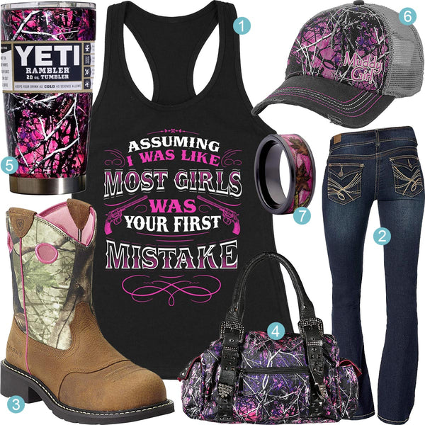 Your First Mistake Tank Top Outfit – Real Country Ladies