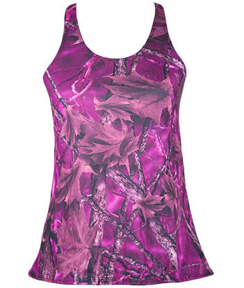 Purple Camo Tank Top