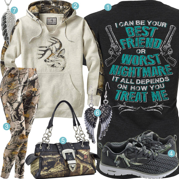 How You Treat Me Camo Leggings Outfit – Real Country Ladies