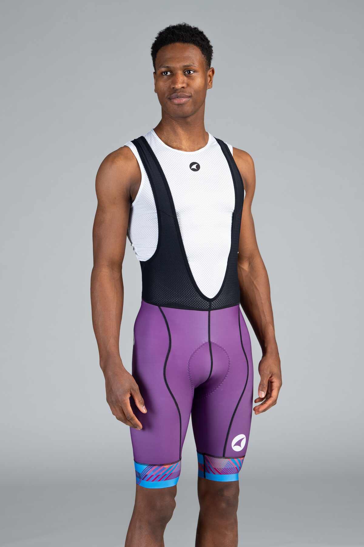Men's Ascent Full Print Bib Short