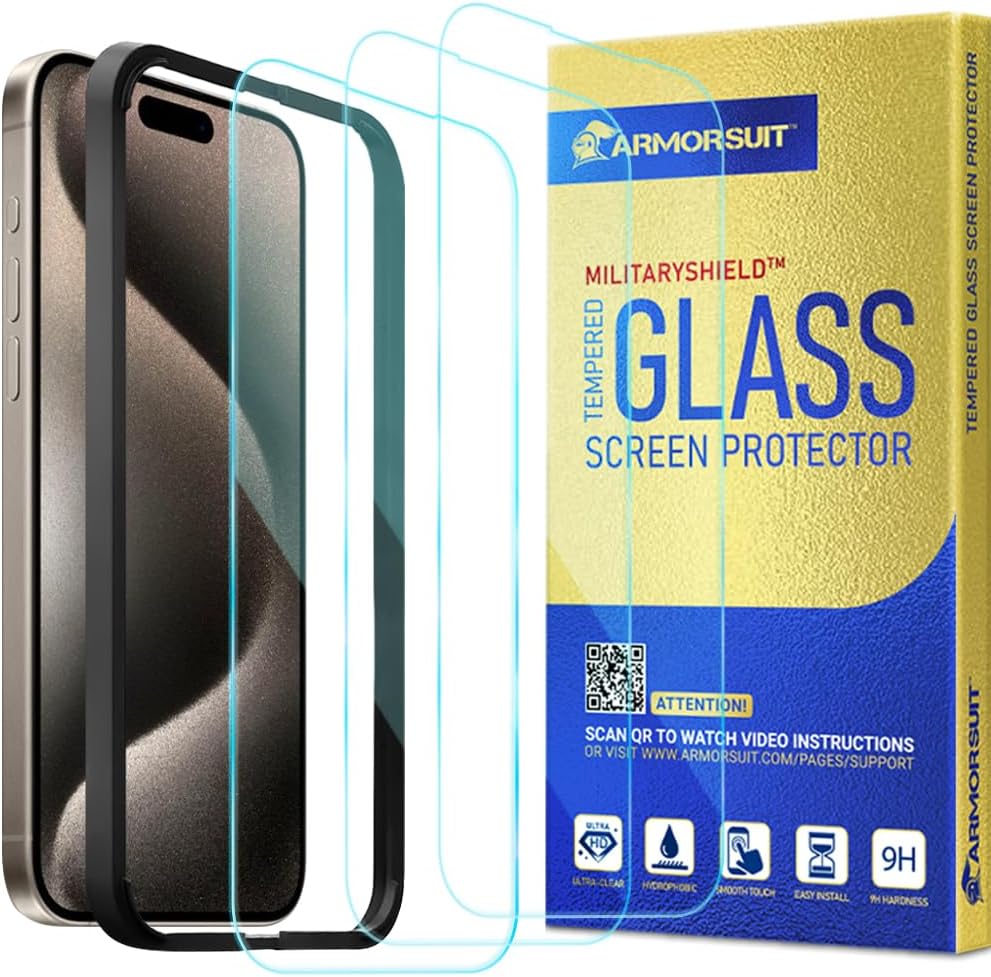 Tempered Glass Protective The, ns For iPhone 15 Pro / 15 Pro Max