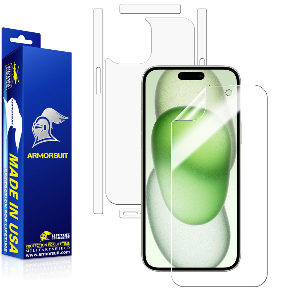 2 + 1Pack] ArmorSuit iPhone 14 Pro Max (6.7) Screen Protector & Full