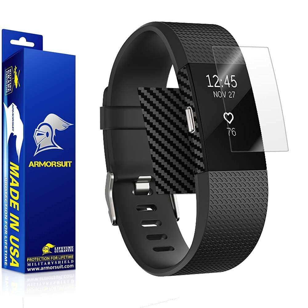 fitbit charge 2 screen black