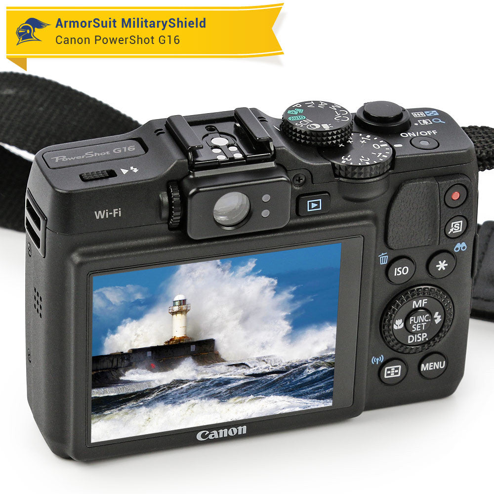 Canon PowerShot G16 Camera Screen Protector – ArmorSuit