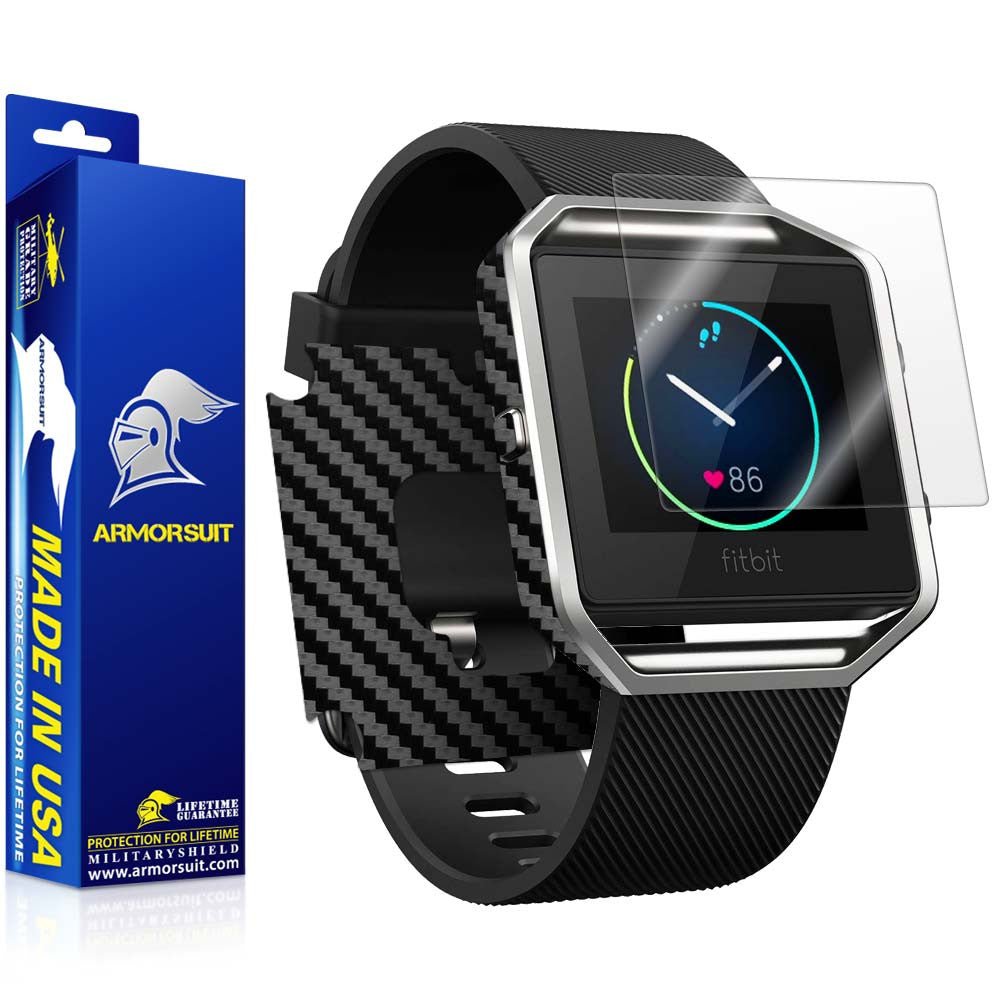 fitbit blaze screen black