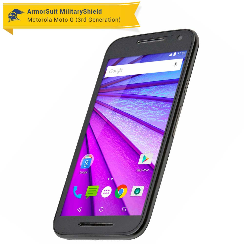 Lieve Aktentas specificeren 2 Pack] Motorola Moto G (3rd Generation 2015) Screen Protector (Case –  ArmorSuit
