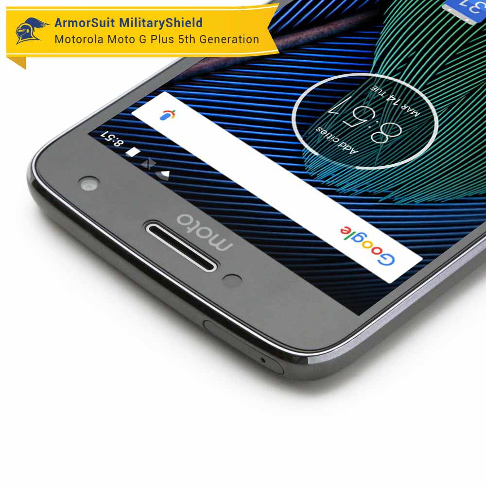 slijtage Vervreemden Eigenwijs 2 Pack] Motorola Moto G Plus 5th Generation Screen Protector – ArmorSuit