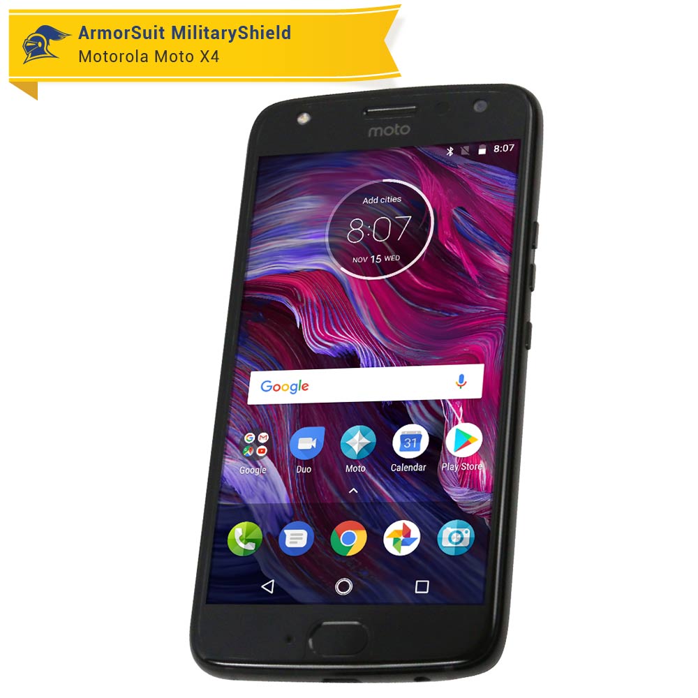 regalo Dando Publicación 2 Pack] Motorola Moto X4 Case-Friendly Screen Protector