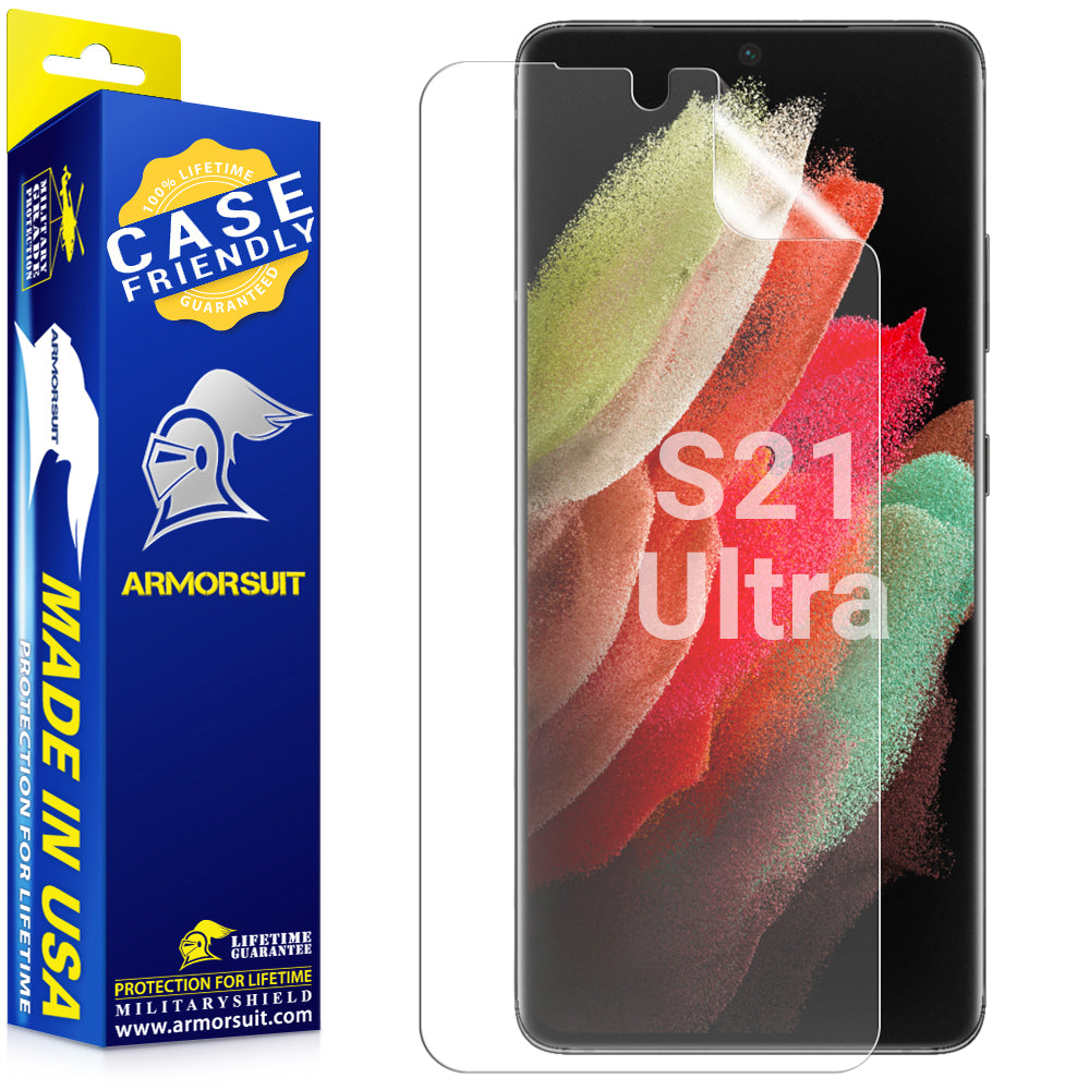 2 Pack Samsung Galaxy S21 Ultra 5G 6.8 Verre Trempé Protection
