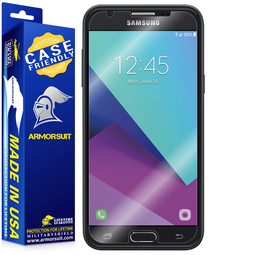 Samsung Galaxy J3 2017 Case Friendly Screen Protector Armorsuit