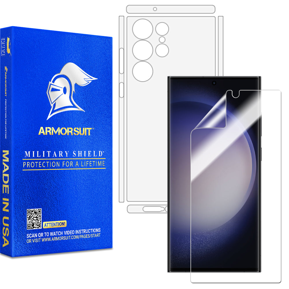 2 Pack] ArmorSuit Samsung Galaxy S23 Ultra 5G (2023) Screen Protector