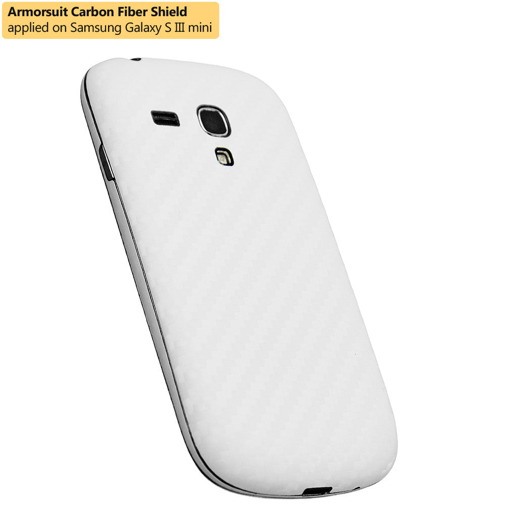 Samsung Galaxy S3 Screen Protector White Carbon Fiber – ArmorSuit