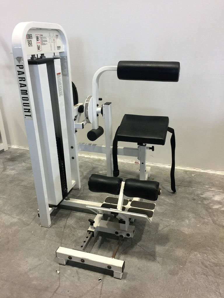 Lower back exercises machine