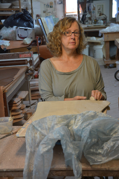 Donna McGee in her studio