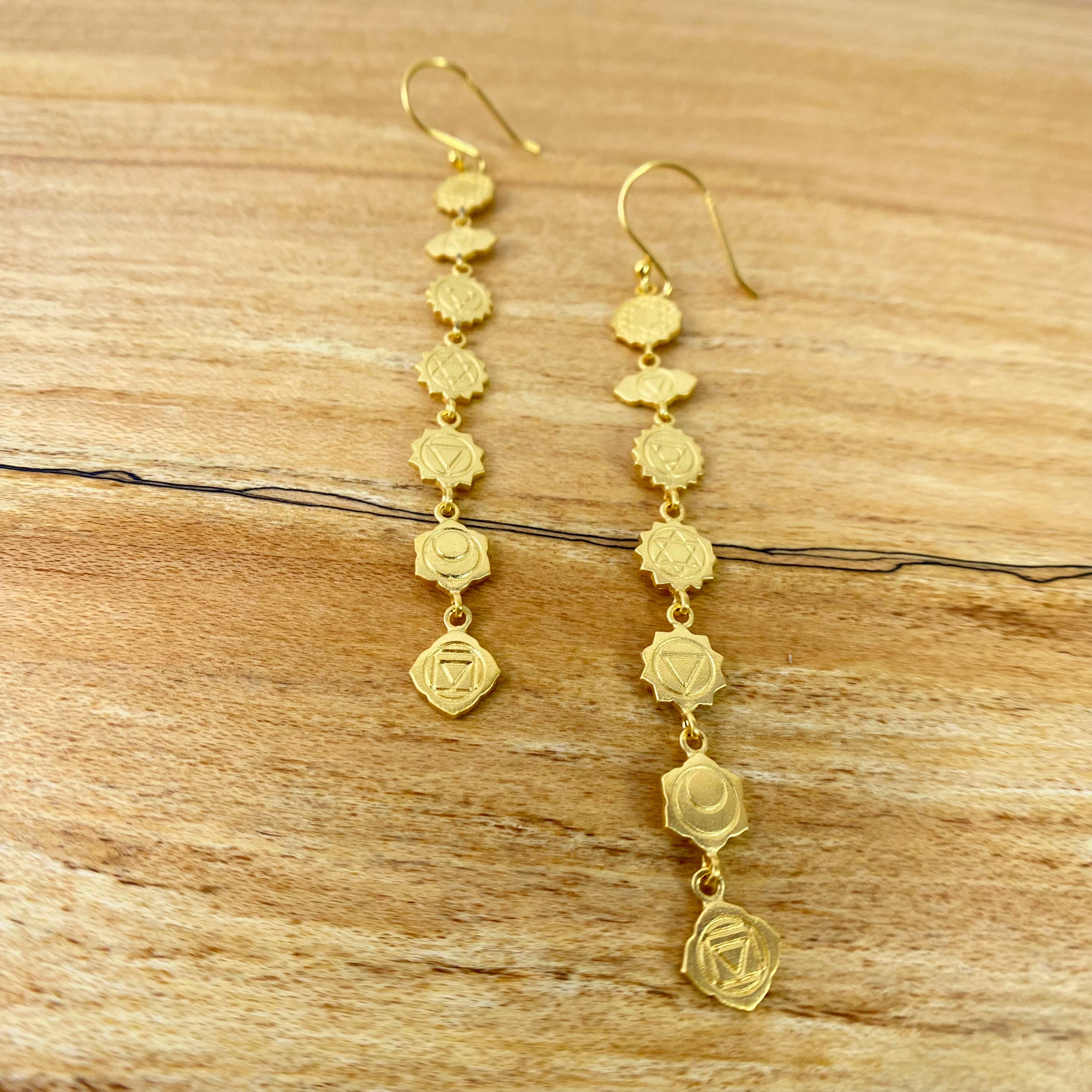 "Aligned in Harmony" Chakra Earrings by Satya Jewelry
