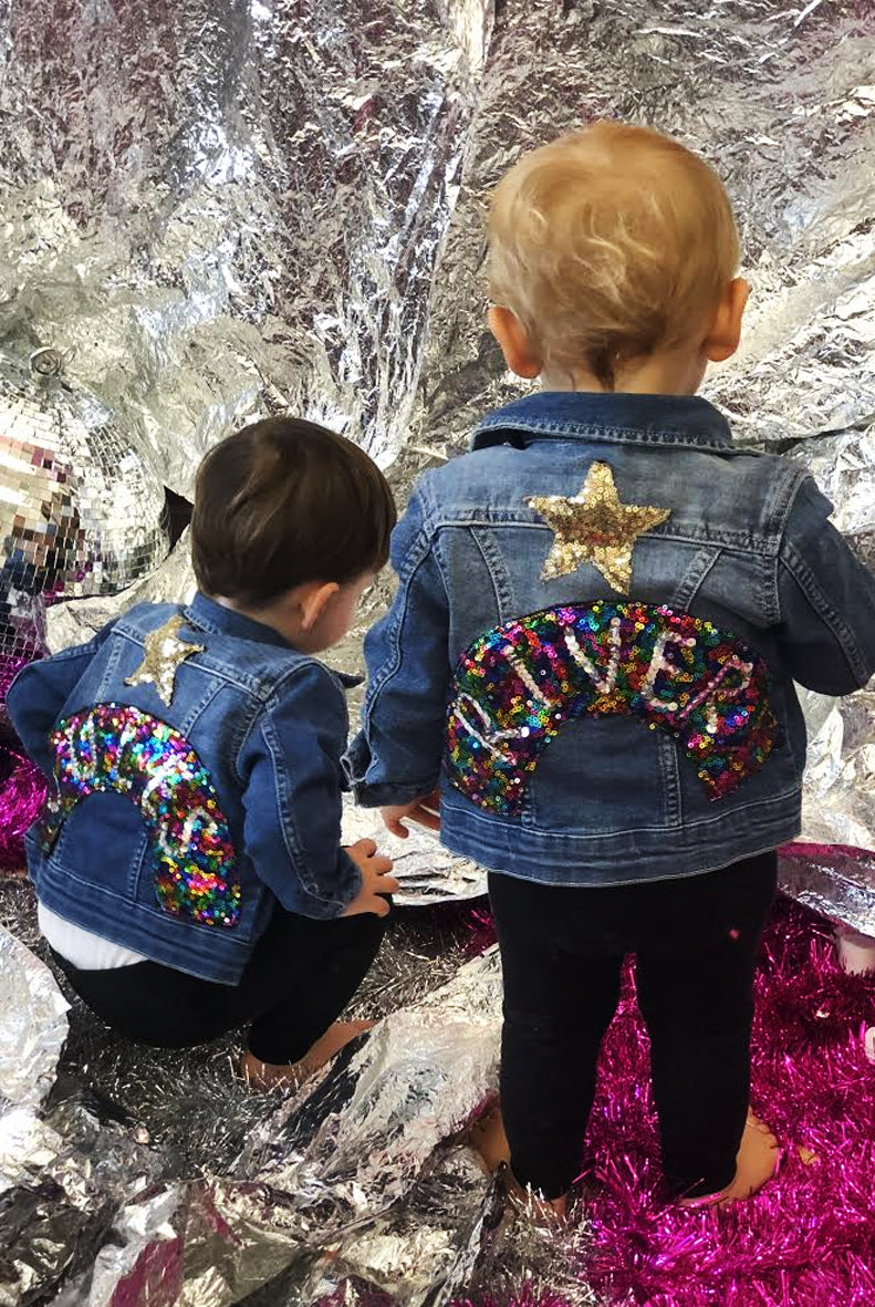 baby sequin jacket