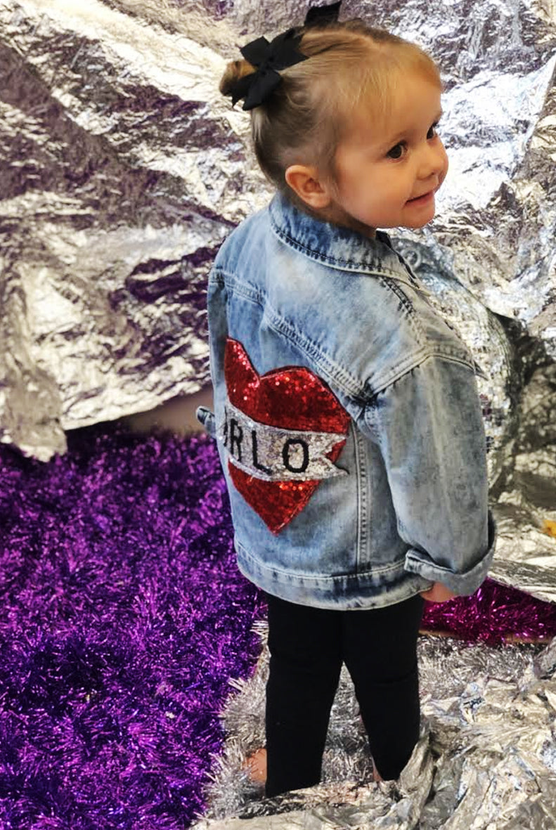 baby sequin jacket