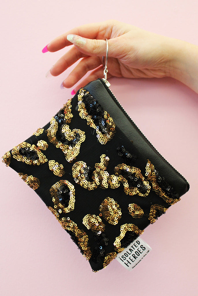 Sequin Coin Purse With Clasp - Nonsuch
