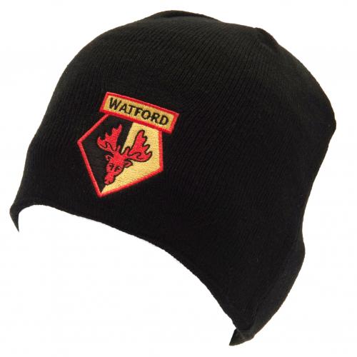 Watford FC Crest Knit Hat - EverythingEnglish