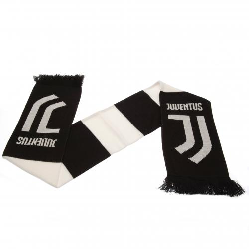 Fc Juventus Black And White Bar Scarf Sale