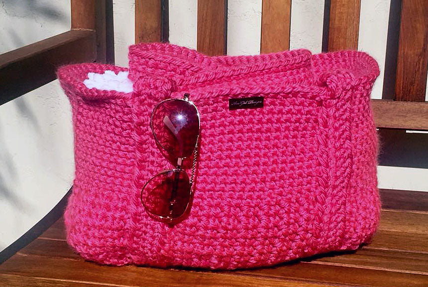 Boho Tote Bag Crochet Pattern - Breckland Tote Bag – Ava Girl Designs