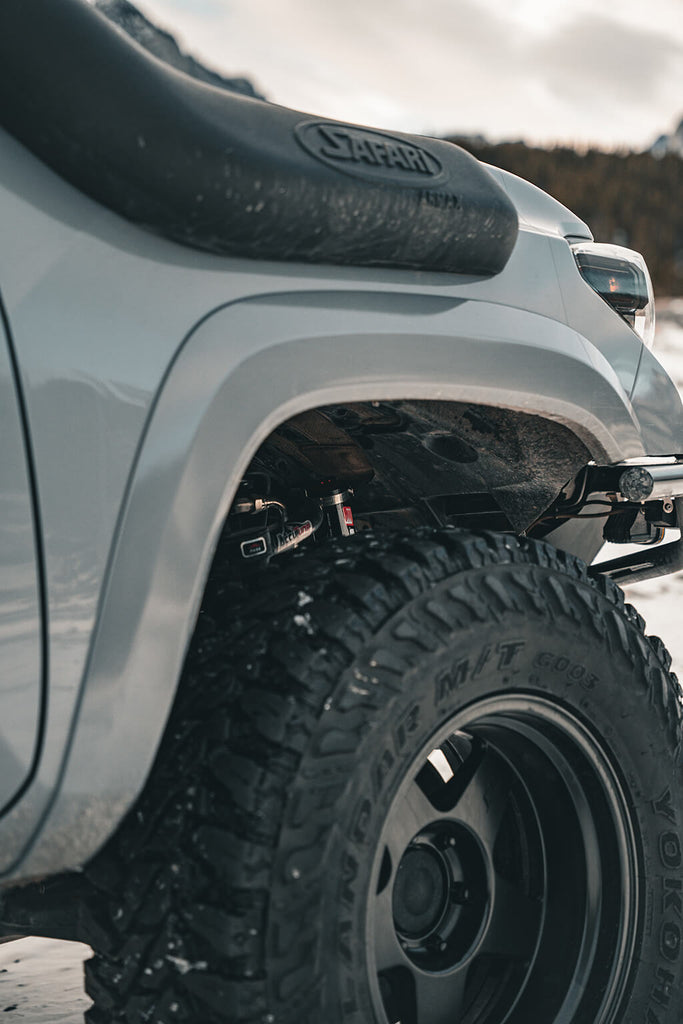 Intake snorkel on Toyota Tacoma