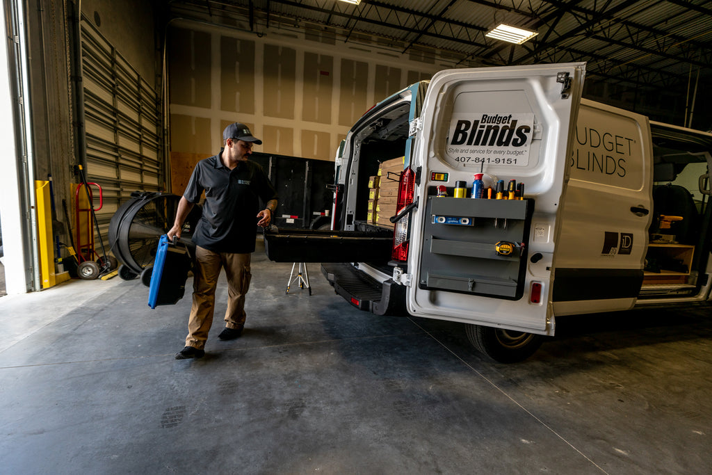 Decked Van in Shop