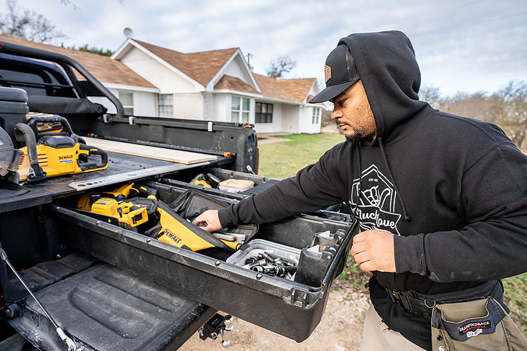 DECKED Construction storage jon dawson