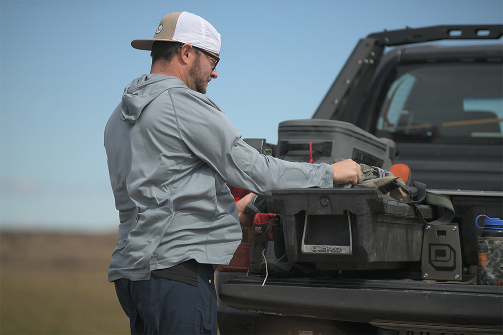 The Drawer System provides secure, versatile storage for fishing guides and their clients