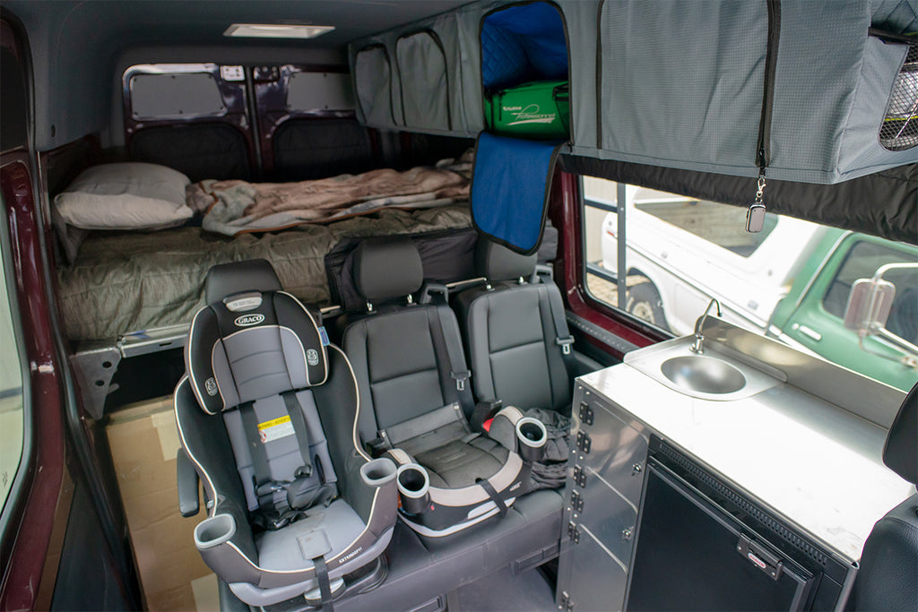 interior of the Van Compass Sprinter van