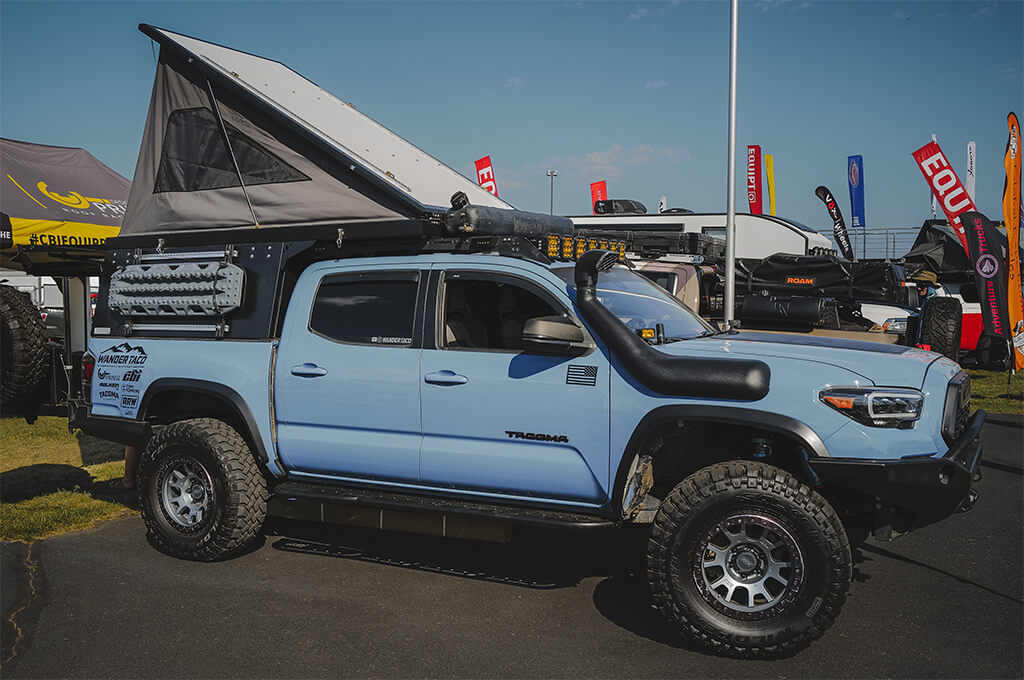 WanderTaco at the CBI Offroad booth