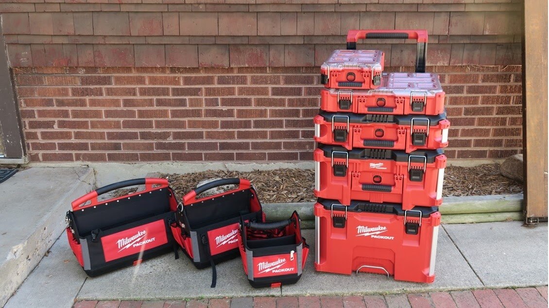 Milwaukee Tool Sac à dos de rangement d'outils PACKOUT 15 pouces