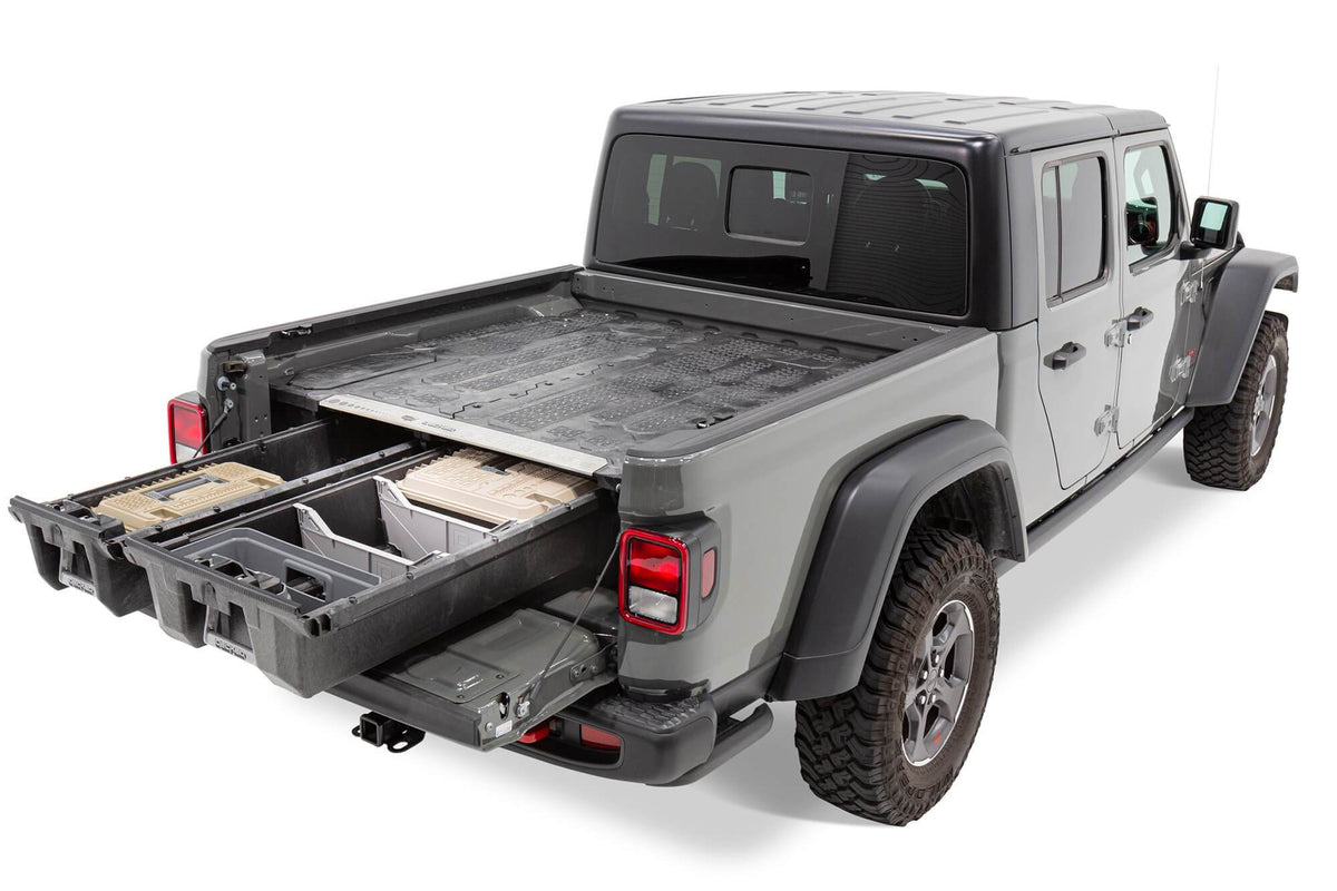 Jeep Gladiator Truck Bed Storage System: Truck Bed Drawers | DECKED Truck  Accessories