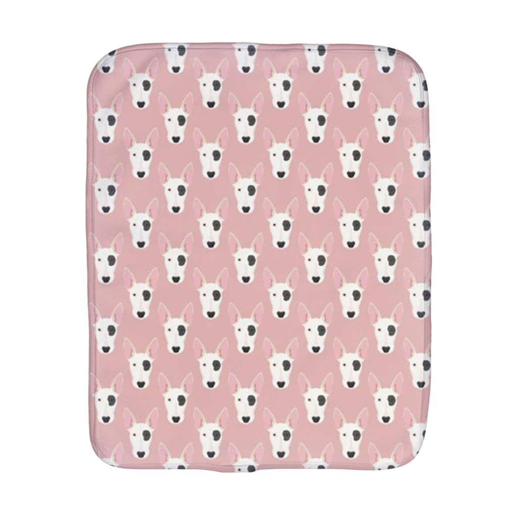 pink burp cloths