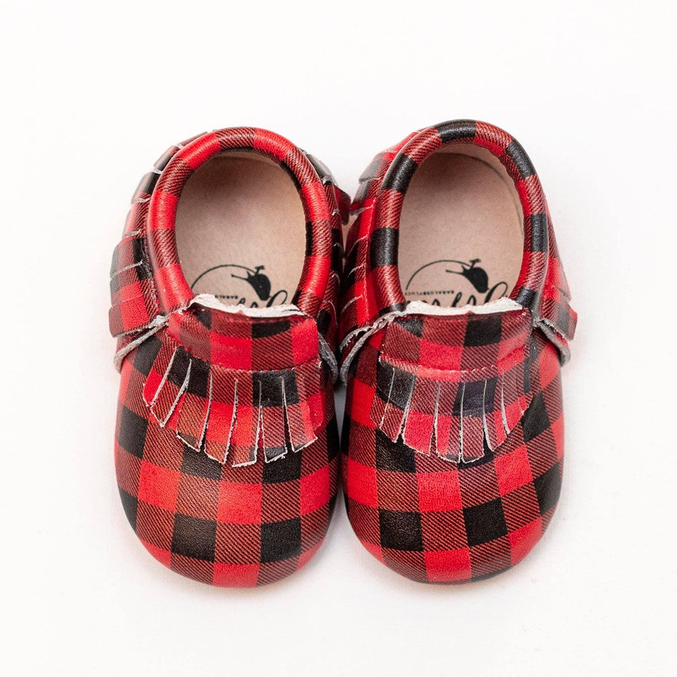 Buffalo Plaid Moccasins – Babalus By Lucy