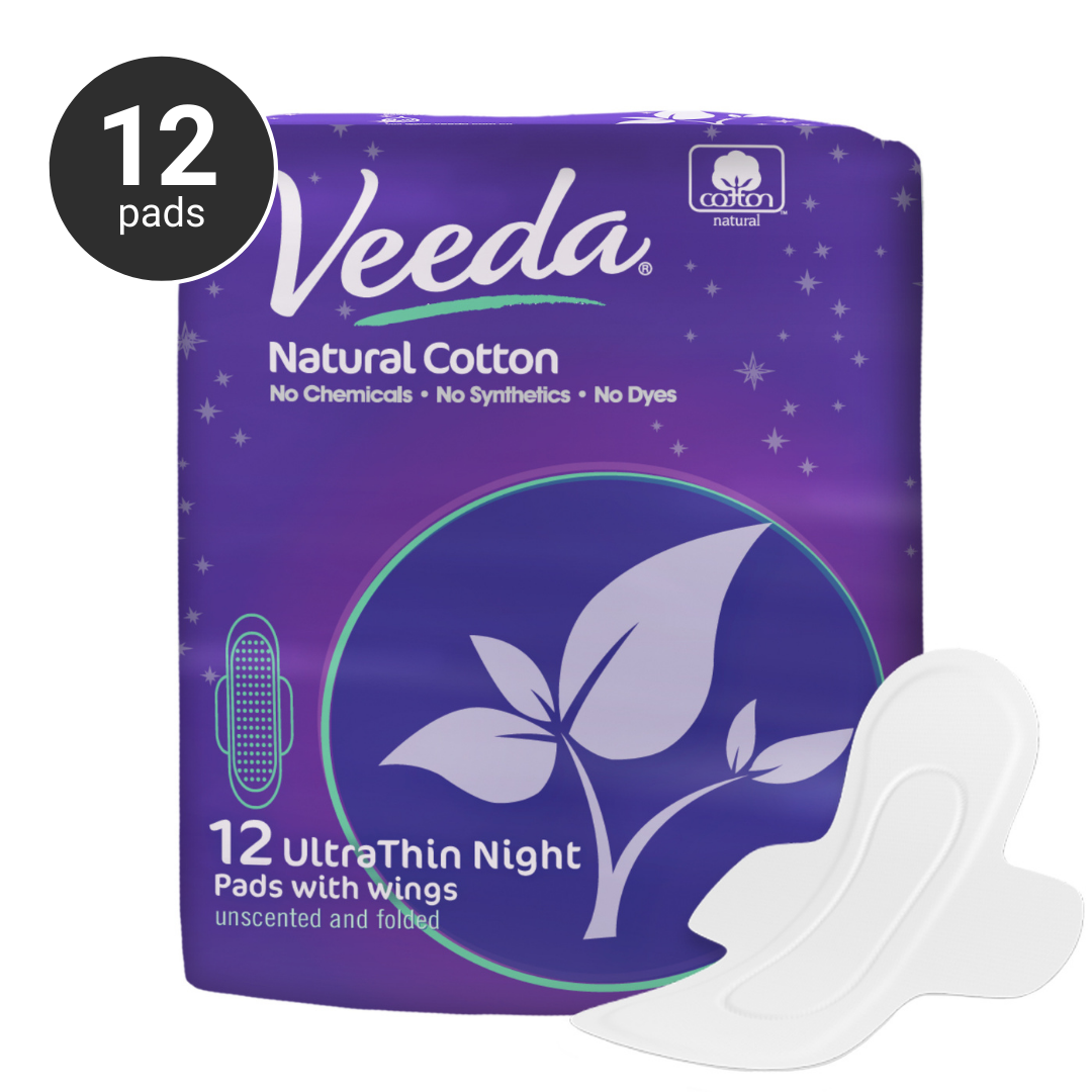  Veeda Natural Premium Incontinence Feminine Pads For Women