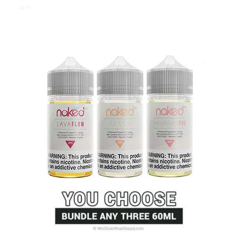 Naked Vape Juice Pick 3 Bundle