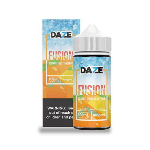 Orange Yuzu Tangerine Iced by 7 Daze Fusion 100ml Image 1