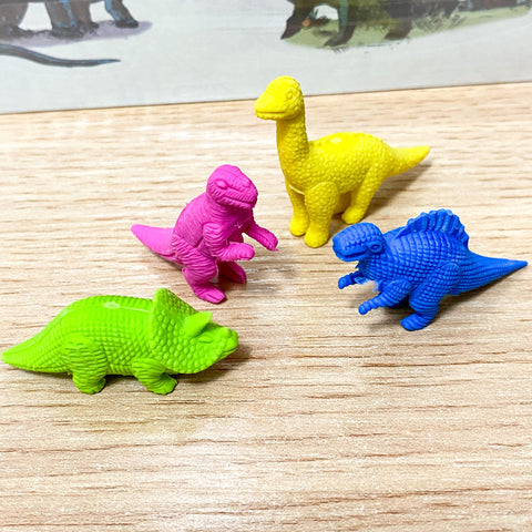 DINOSAUR Eraser- 4 Colours – The Kawaii Squirrel