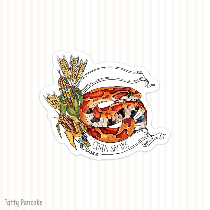 Corn Snake Banner Tee – Fatty Pancake