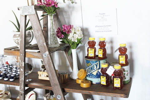 retail display at popup shop