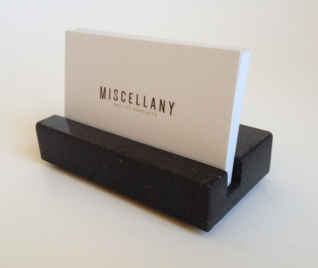 business card stand