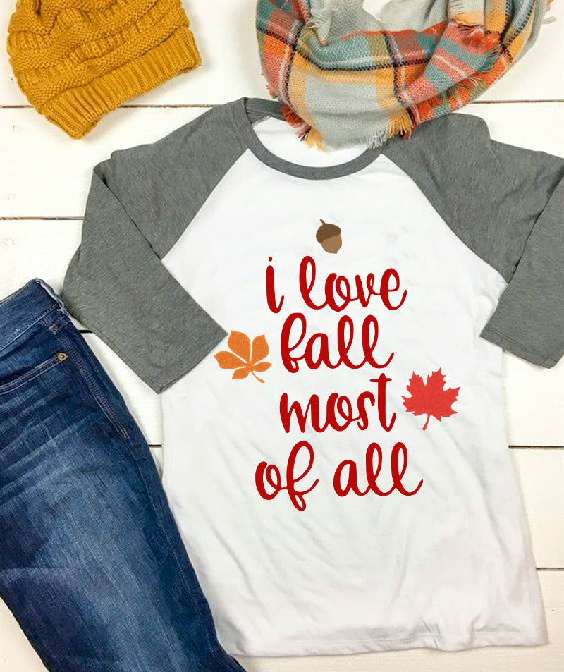 Download I Love Fall Most of All SVG DXF EPS PNG Cut File • Cricut • Silhouette - Kristin Amanda Designs