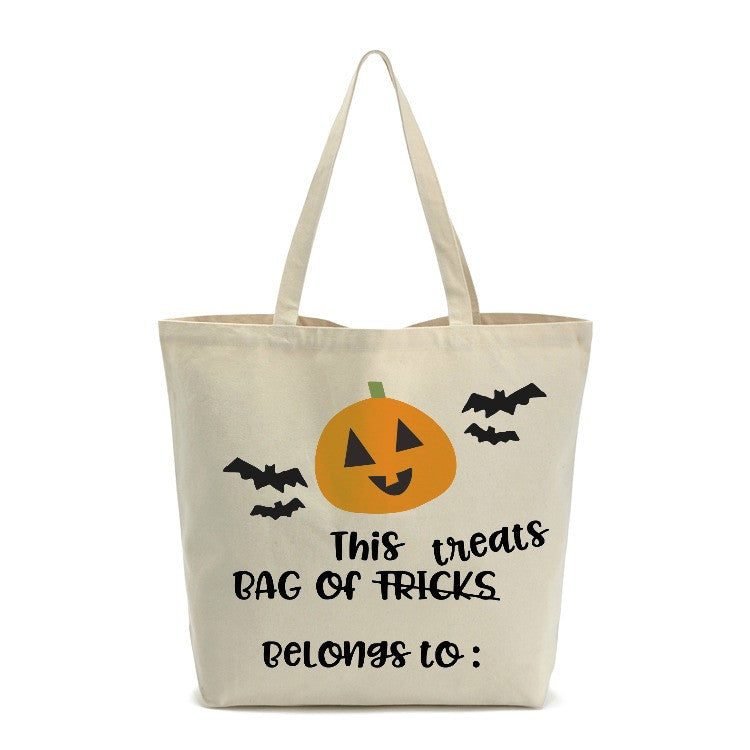 Download Bag of Treats Halloween Trick or Treat Bag SVG DXF EPS PNG ...