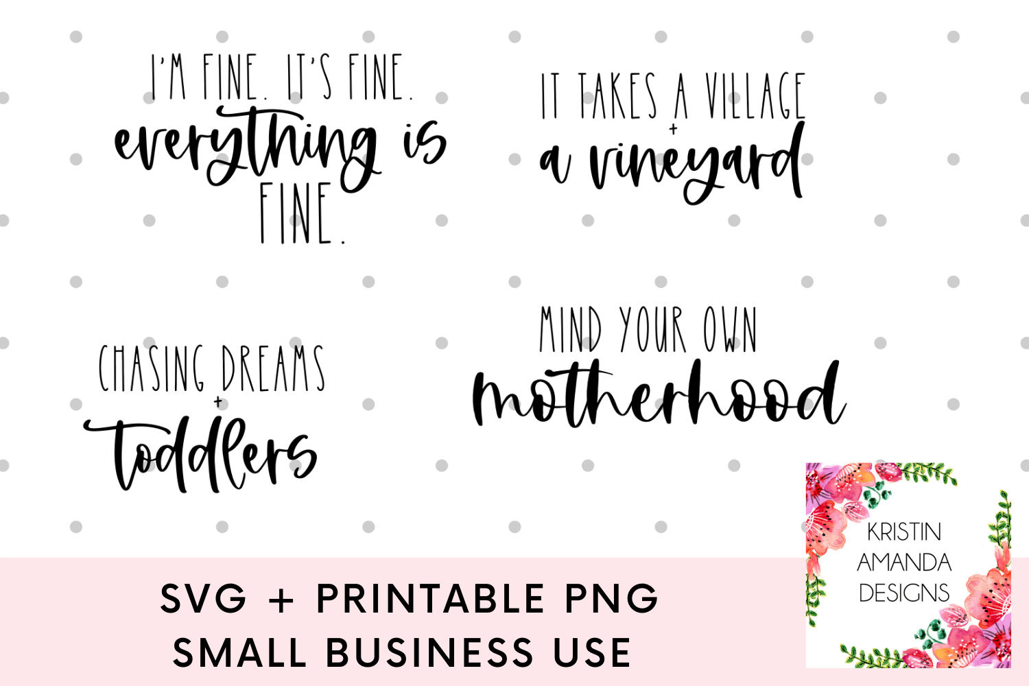 Download Mom Bundle Ain T No Hood Like Motherhood Svg Dxf Eps Png Cut File Cr Kristin Amanda Designs