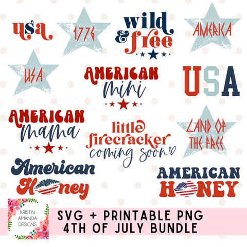 Download Fourth Of July Patriotic Svg Cut Files Kristin Amanda Designs