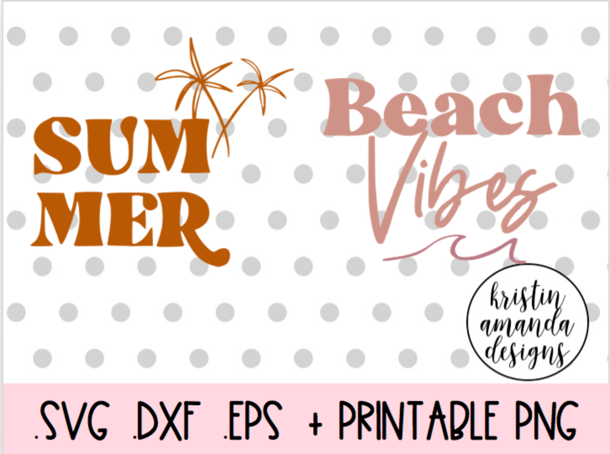 Download Summer Bundle Vintage Boho Svg Dxf Eps Png Cut File Cricut Silhoue Kristin Amanda Designs