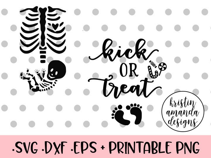 Download Kick or Treat Halloween Pregnancy Announcement Shirt SVG ...