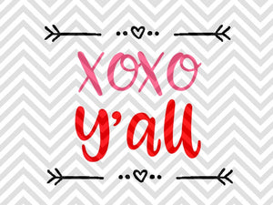 Download Xoxo Y All Svg Cut File Cricut Silhouette Kristin Amanda Designs